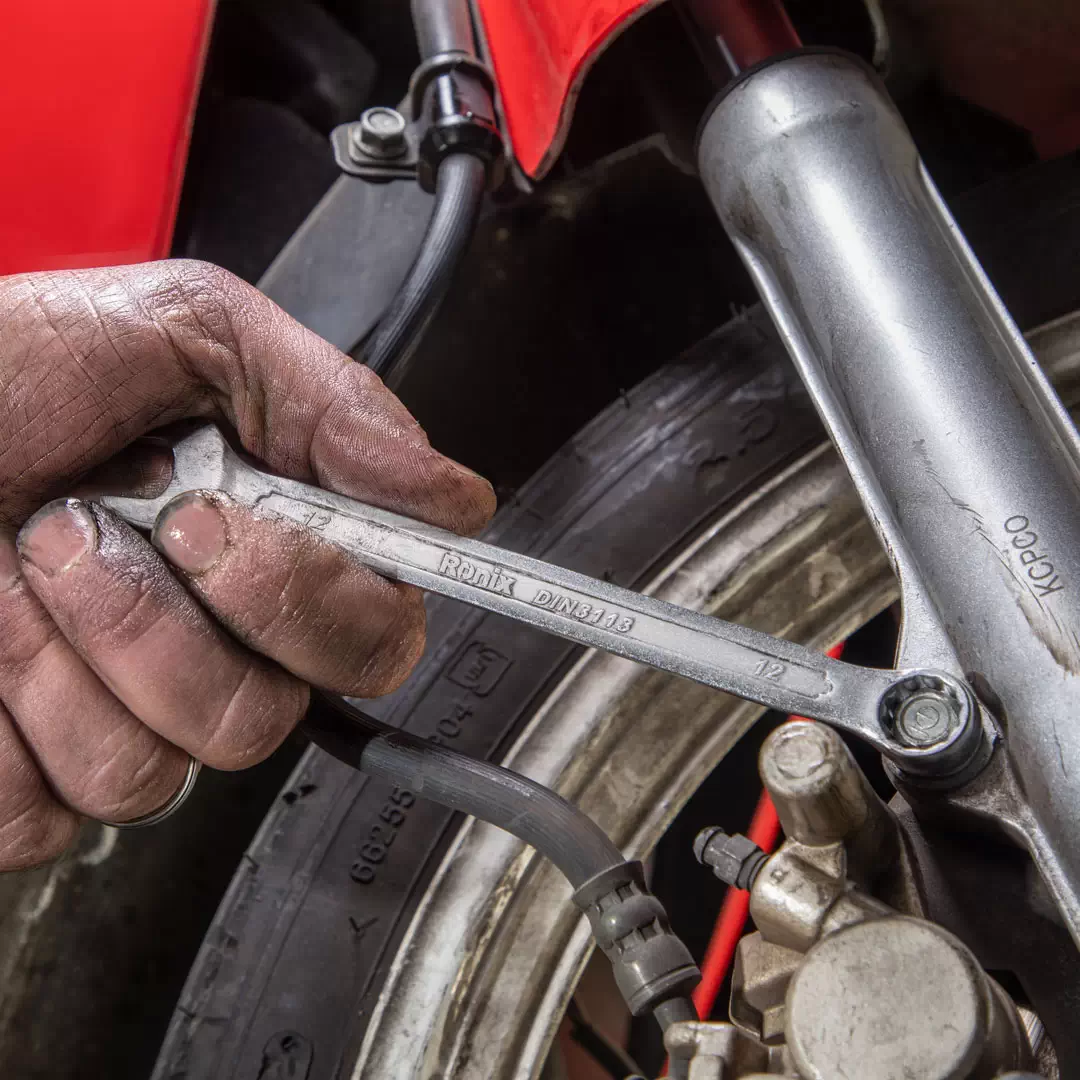 آچار یک سر تخت یک سر رینگ ۱۲ میلیمتری RH 2112